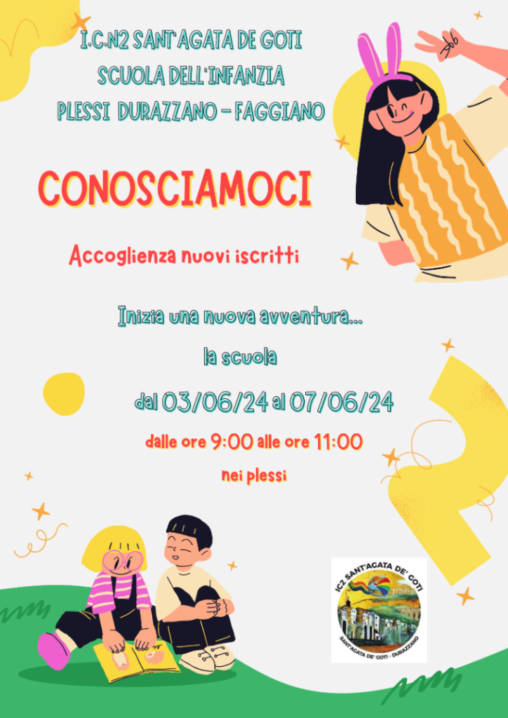 Locandina Accoglienza nuovi iscritti